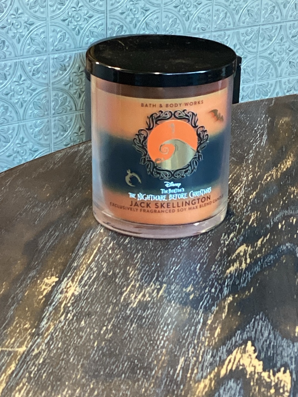 Bath & Body Works x Disney Nightmare Before Christmas Jack Skellington Candle